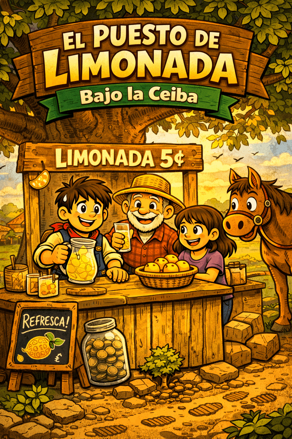 El puesto de limonada bajo la ceiba